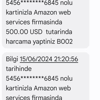 Amazon Ve QNB İle Şüpheli İşlem