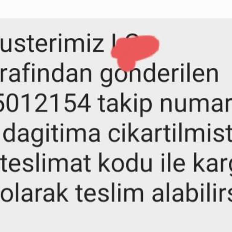 Mudanya Sürat Kargo Teslimat Yapmıyor.