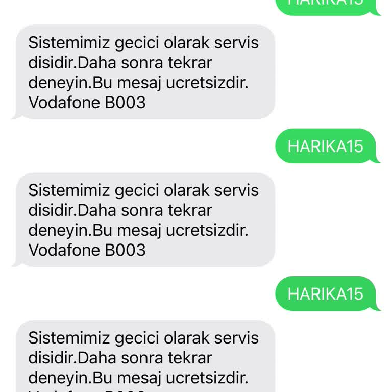 Vodafone Müşteri Hizmetleri Yalan Söylüyor
