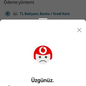 Vodafone Paket Yükleme Sorunu