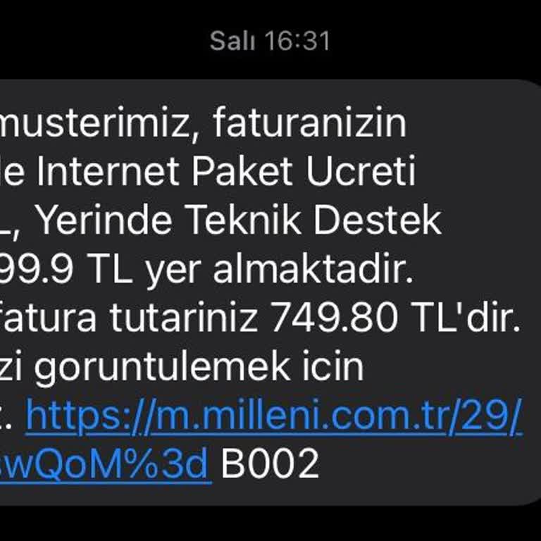 Millenicom Yanlış Fatura Ve Fesih İptali Sorunu