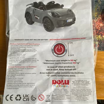 Dolu Toy Factory Dolu Daytona 12v Gri Kumanda Problemi