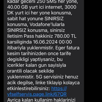 Vodafone'dan Beklenmedik Fatura Şoku
