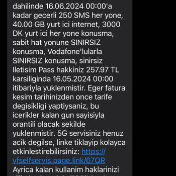 Vodafone'dan Beklenmedik Fatura Şoku