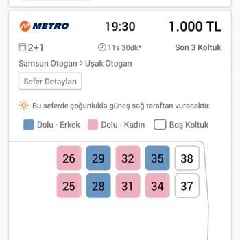Metro Turizm 3,5 Saat Geç Gelip Bozuk Koltuklu Otobüs Yolculuğu!