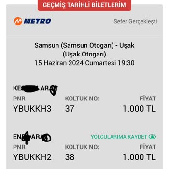 Metro Turizm 3,5 Saat Geç Gelip Bozuk Koltuklu Otobüs Yolculuğu!