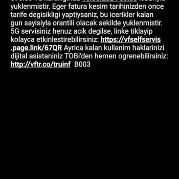 Vodafone Faturamı Artırmış Benden Onay Almadan