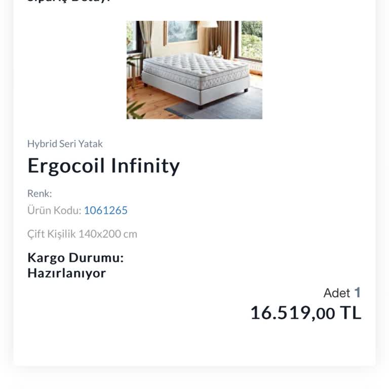 Yataş Bedding Gönderilmeyen Yatak