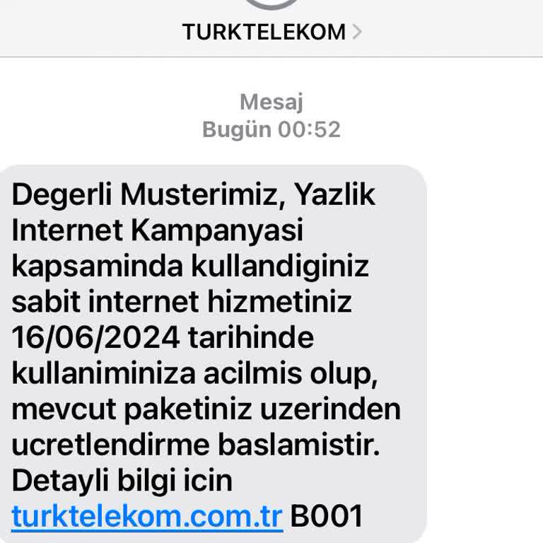 Türk Telekom Müşteri Temsilcisi Hatası