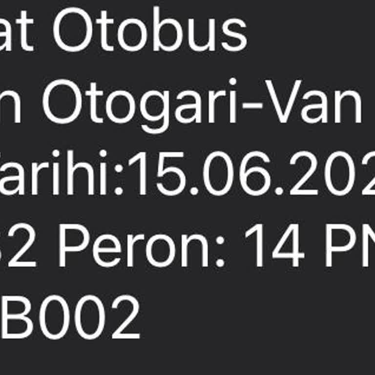 Obilet Ve Vanyolu Firması Sorumsuzluğu
