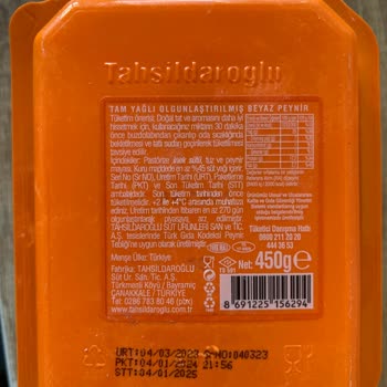 Tahsildaroğlu Peynir Bozulması Koku