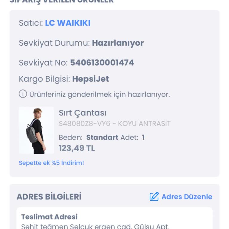LCW Siparişimi Göndermiyor İptal De Edilmiyor