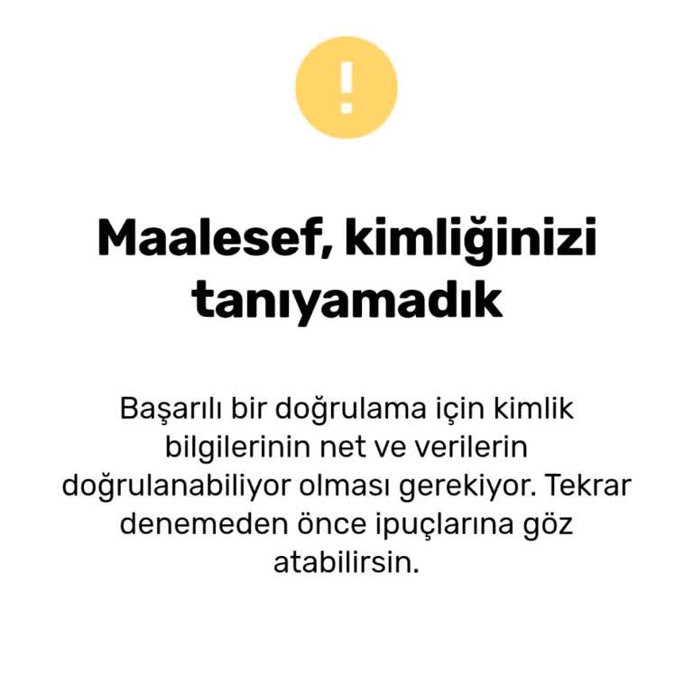 TikTak Kirala Ehliyet Tanıma Hatası
