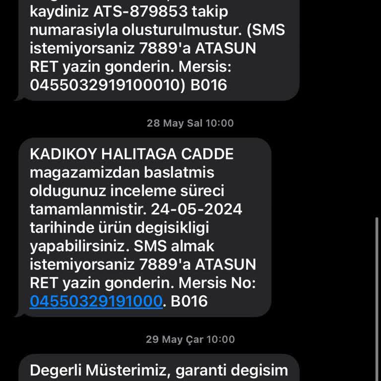Atasun Garanti Sürecinin Uzaması