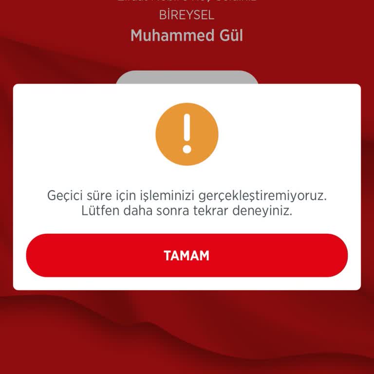 Ziraat Mobil Giriş Sorunu