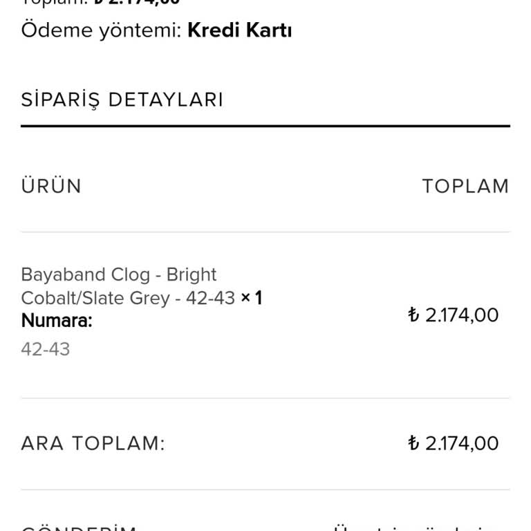 Crocs Terlik & Ayakkabı Crocs Siparişim Gelmedi