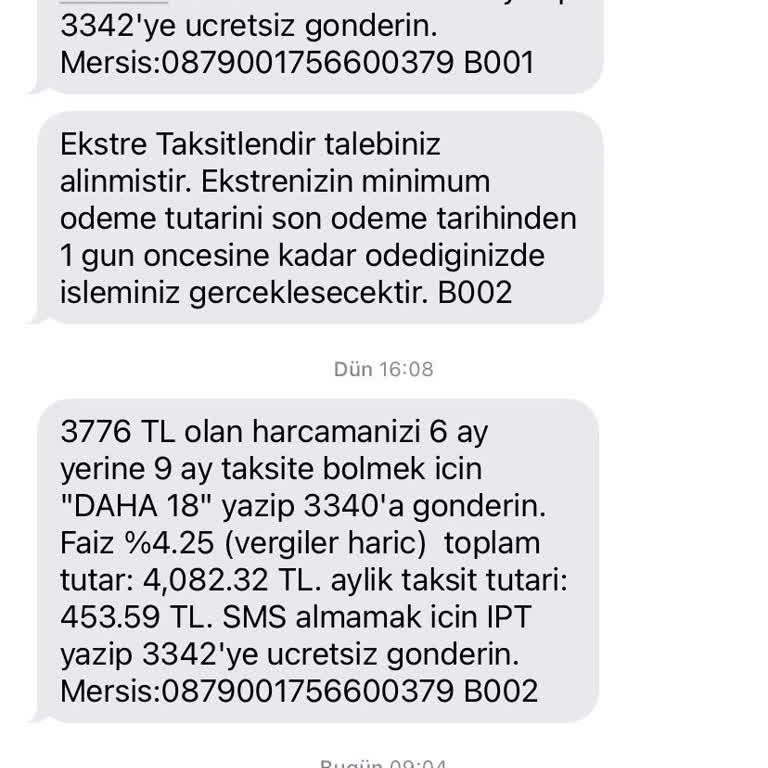 Garanti Bankası Ekstre Taksitlendirme