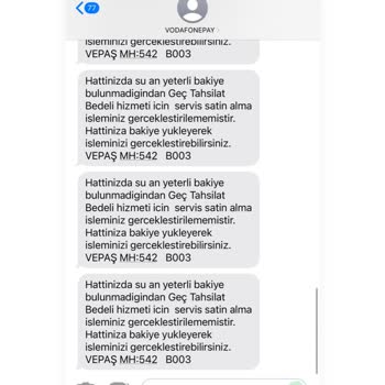 Vodafone Ve İphone Şikayet Var