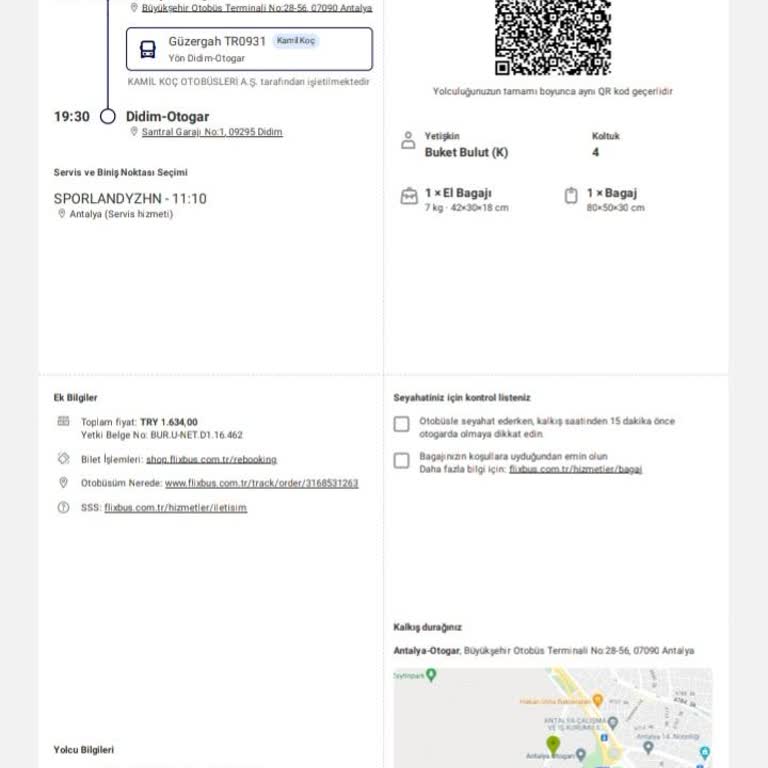 Kamil Koç Firmasi İle Seyahat Sefaleti HKK