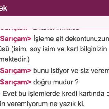 QNB Finansbank Dekont Veya Slip Vermiyor.