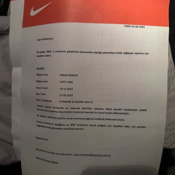Nike Müşterisini Mağdur Ediyor