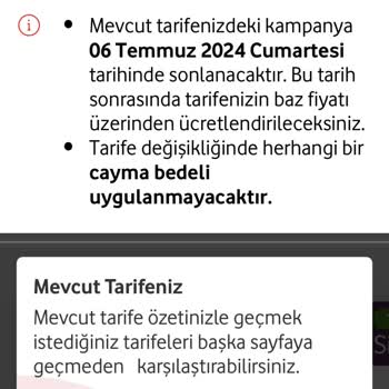 Vodafone Red'li Özel 30 GB Fahiş Fiyat Arttırımı 4 Red Hattım Varken