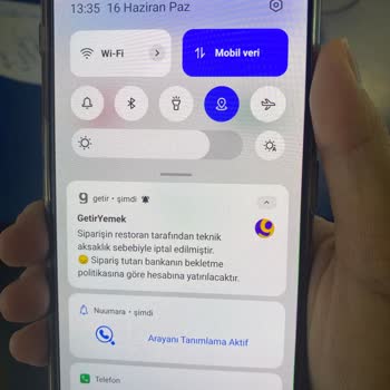 GetirYemek 70 Dakika Bekledikten Sonra İptal Edilen Sipariş