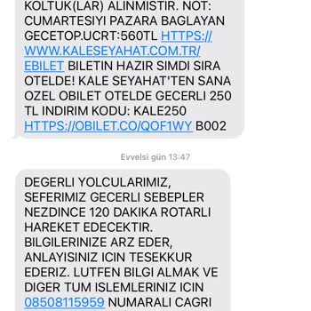 Kale Seyahat Gece Yolculuğunda Yaşanan Büyük Gecikme Ve Mağduriyet