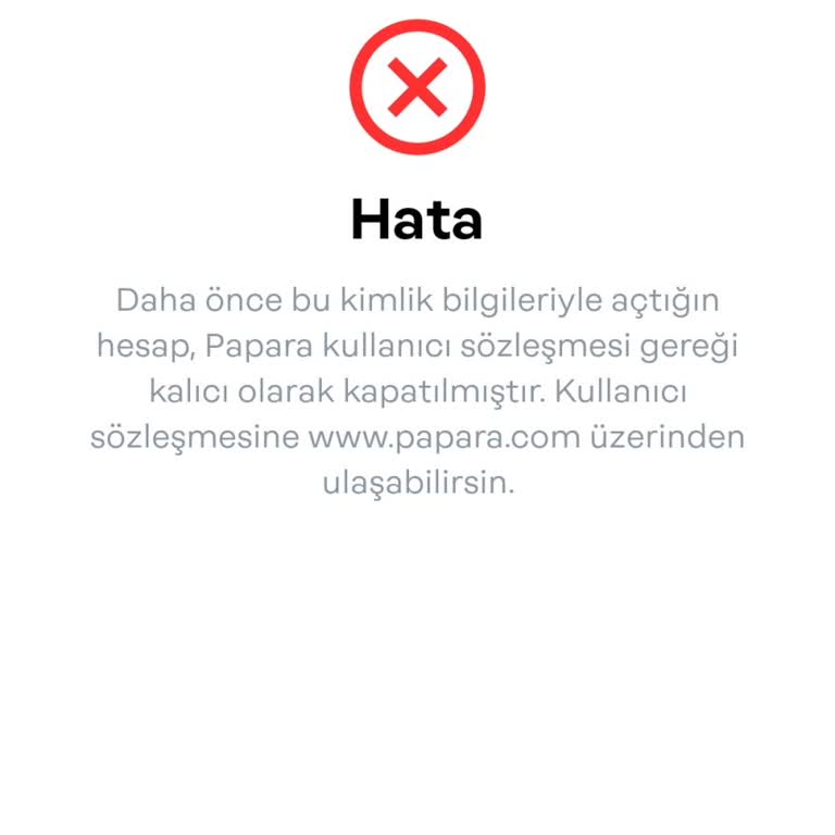 Papara Hesabımı Onaylayamıyorum Çözülmesini İstiyorum