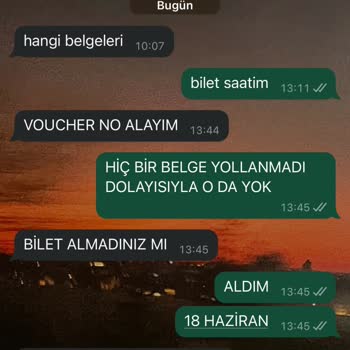 Turyol Bilet Saatim Söylenmedi Ve Kötü Konuşuldu