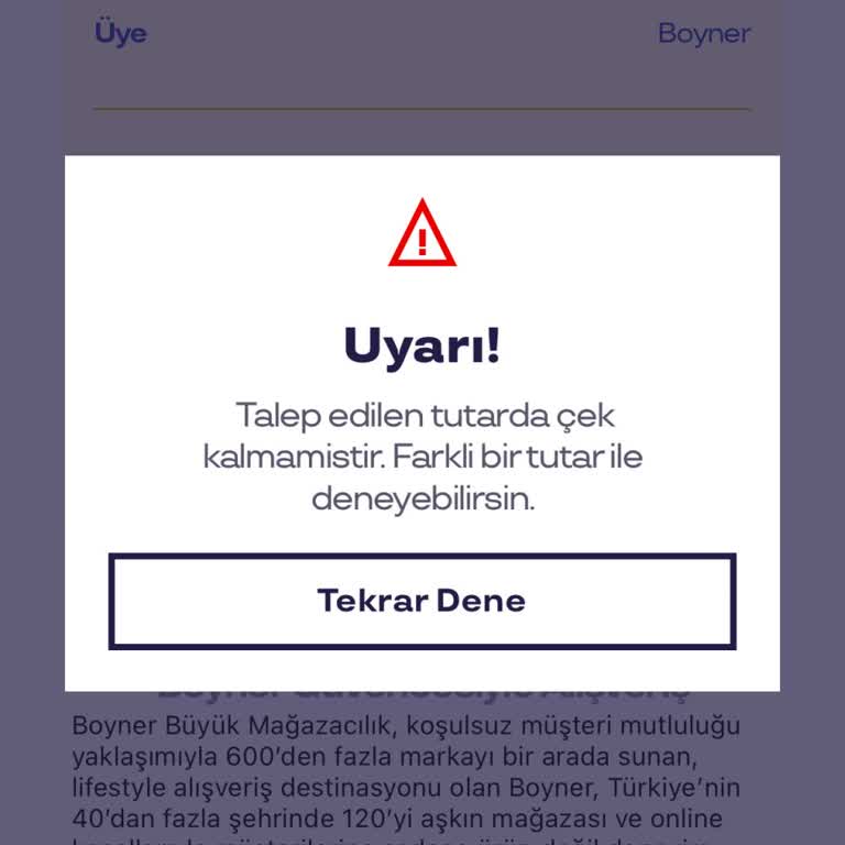 Pluxee Uygulamasında Çek Kullanım Sorunu: Kodlar Tükenmiş Görünüyor