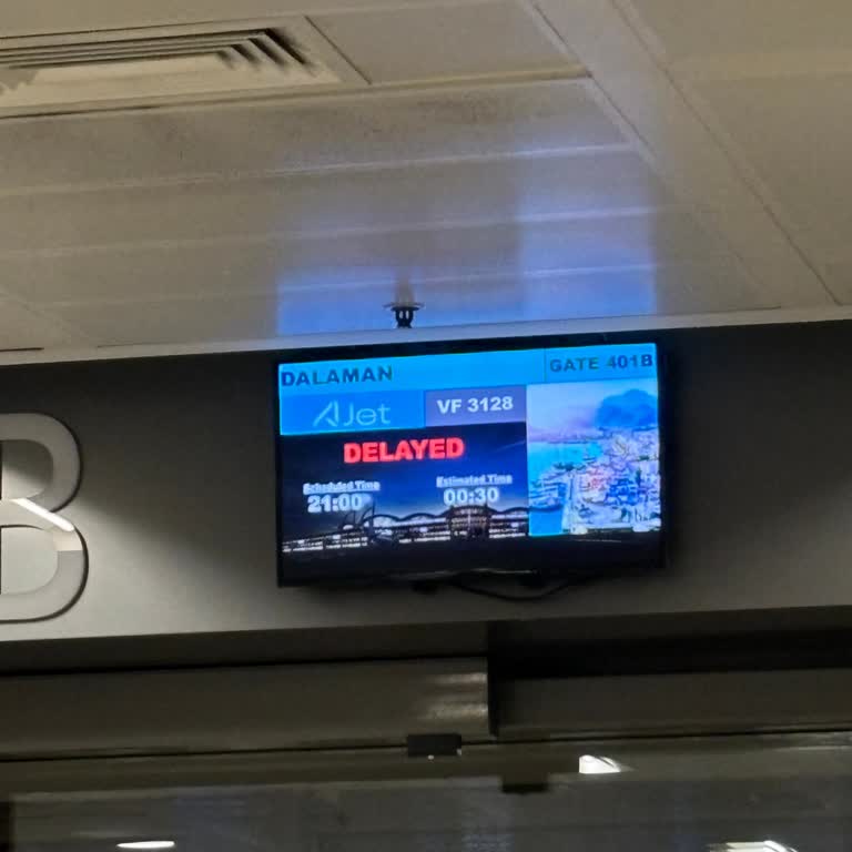 Ajet Dalaman Uçuşu Mağduriyeti (otobüsle Gitseydim Dedirten Marka)