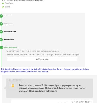 Saat & Saat Fossil Saatte Sürekli Buhar Sorunu Ve Yetersiz Teknik Servis Desteği