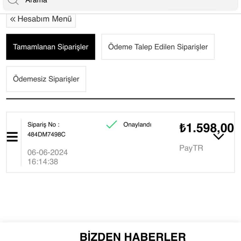 OZSARICAM Para İadesi İstiyorum!