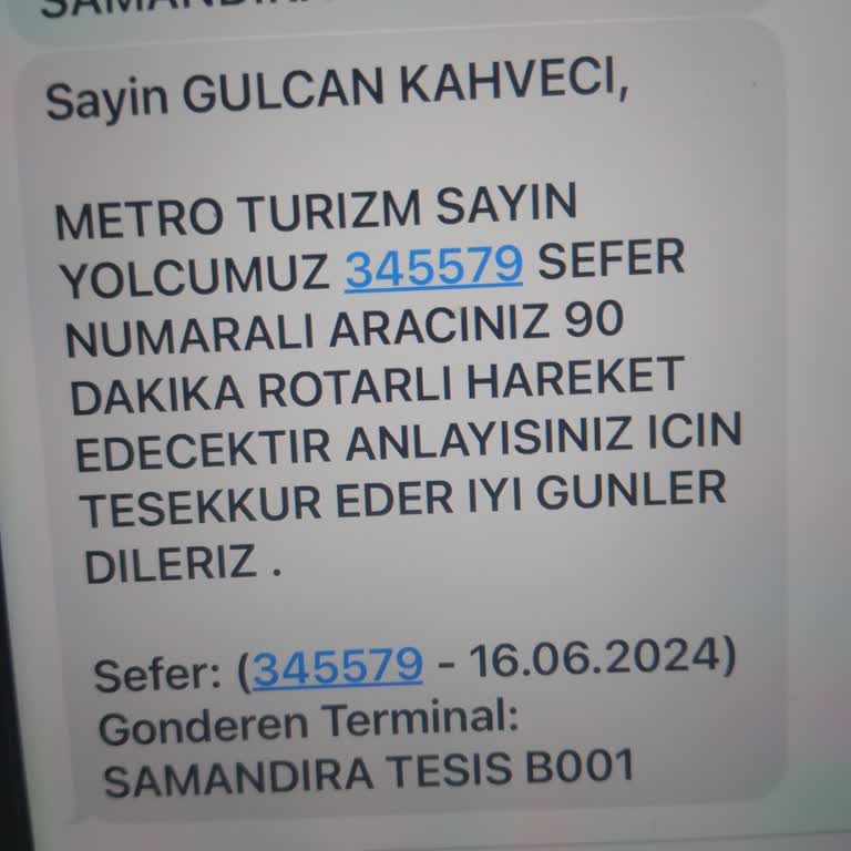 Metro Turizm Sorumsuz Ve Markasını Hak Etmeyen Bir Şirket Ve Çalışanları