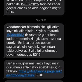 Vodafone Net Söz Verilen İnternet Bağlantısı Ve Hizmet Eksikliği