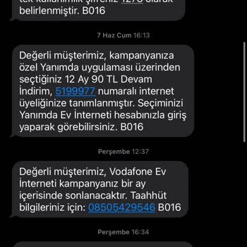 Vodafone Net Söz Verilen İnternet Bağlantısı Ve Hizmet Eksikliği