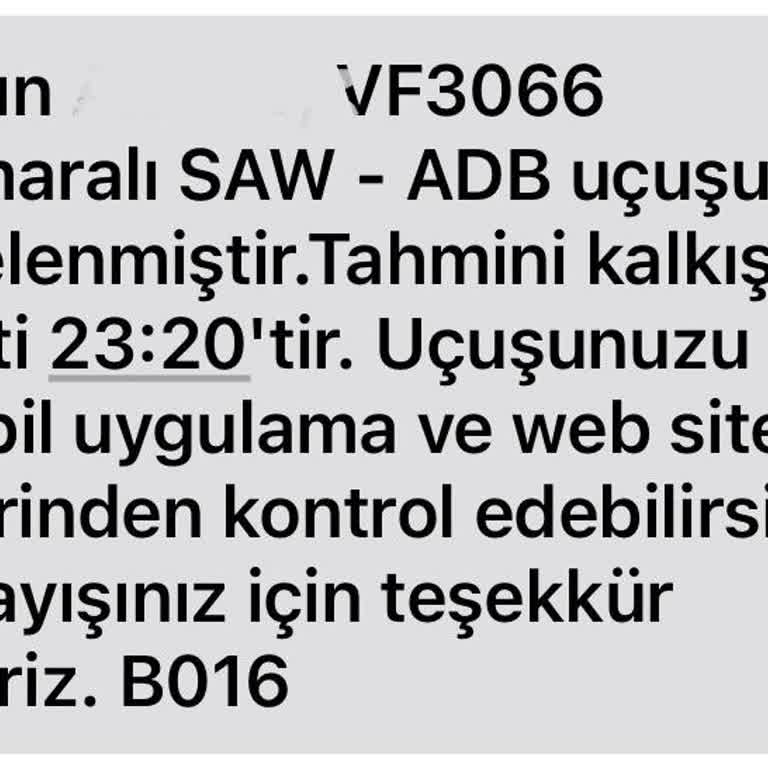 AJet (Anadolu Jet) Uçuş Ertelemesi Ve Mağduriyet