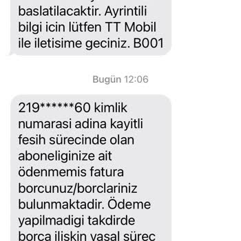 Türk Telekom Hatalı Ve Haksız Cayma Bedeli Faturası