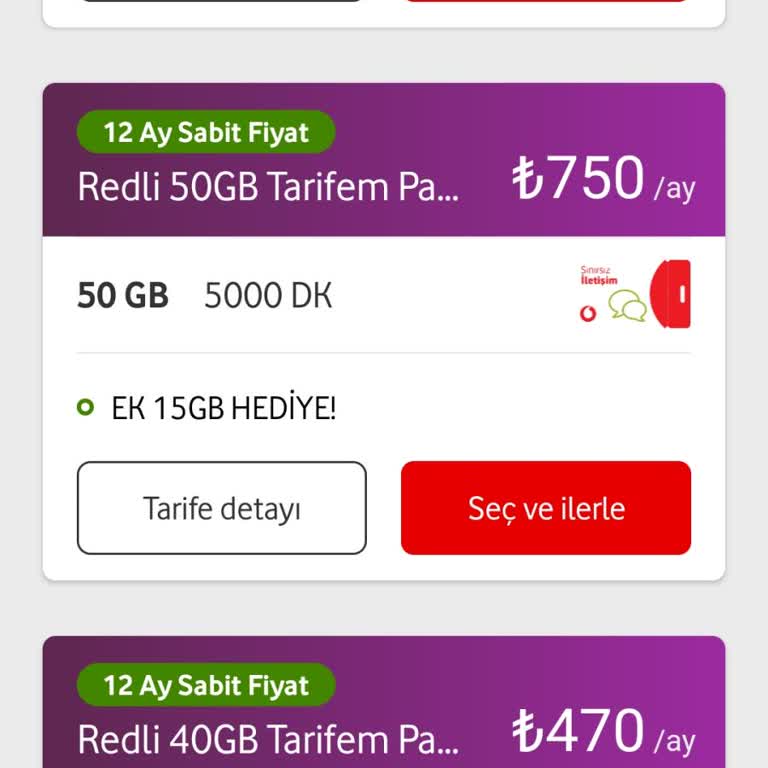 Vodafone Tarife Ücretlerinin Yüksek Olması