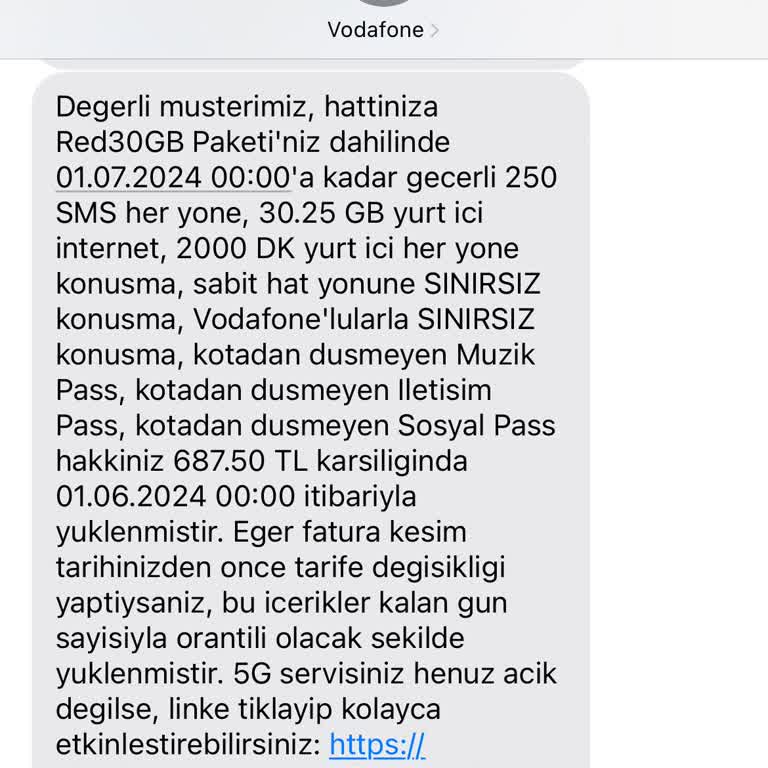 Vodafone'dan Haksız Zam