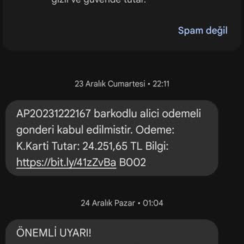 Weaccept (SMS) Yanıltıyor