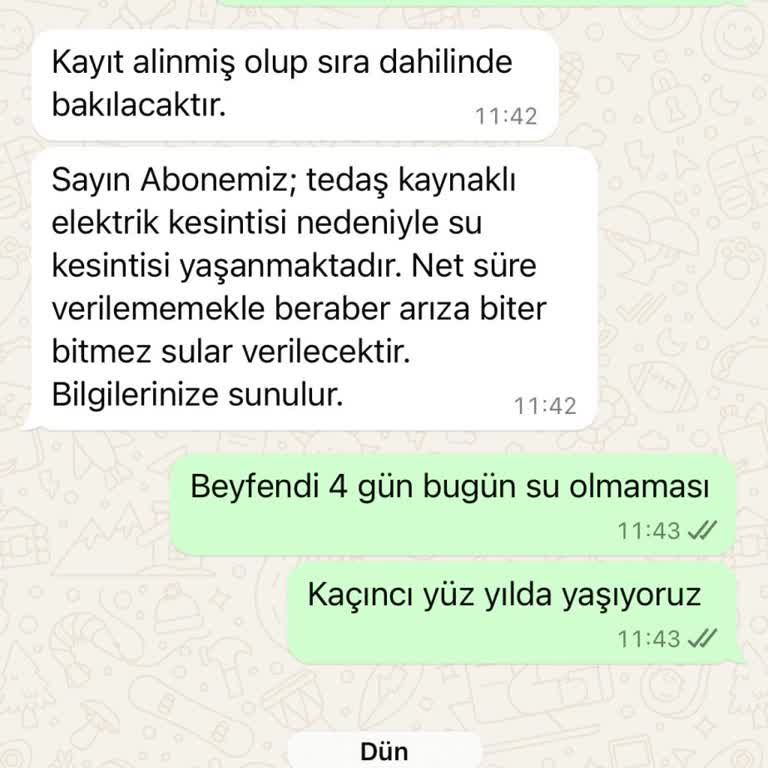 ASAT (Antalya Su İşleri) Asat Sorun Çözemiyor
