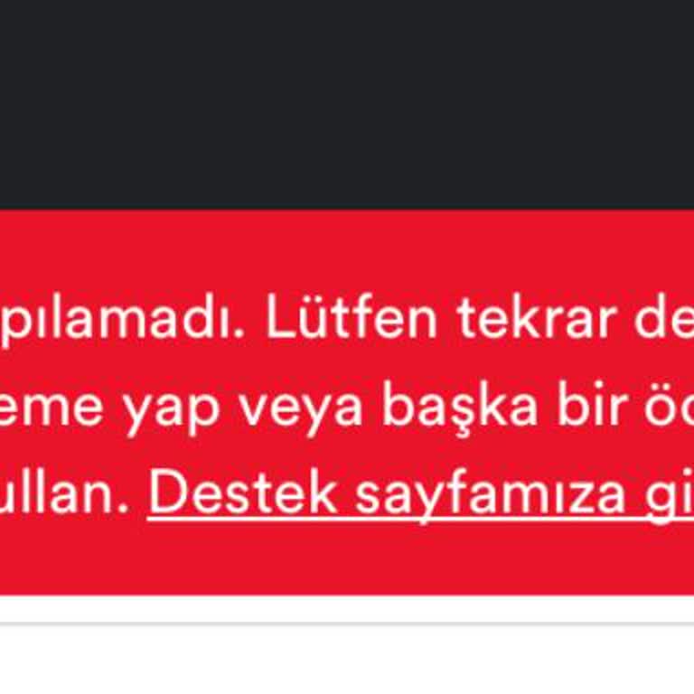 Spotify Papara Kart Kabul Etmiyor