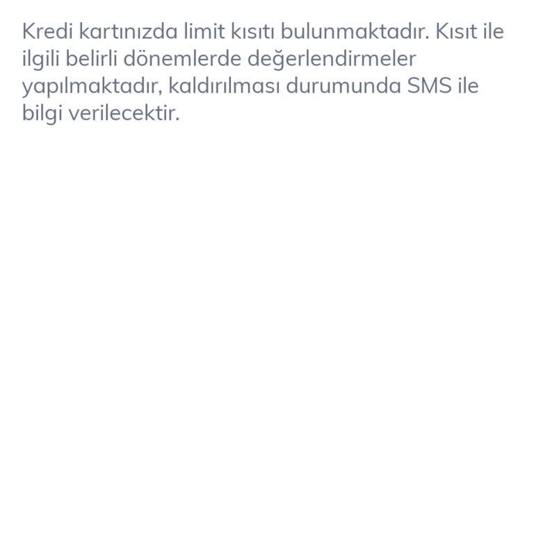 QNB Finansbank Kredi Kartı Borcumu Ödedim, Kısıtlama Neden Kalkmadı?