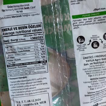 Yayla Bakliyat Mercimek İçinde Sarı Renkte Tomurcuklar Nedir?