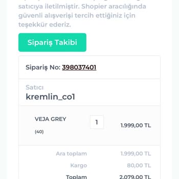 Kremlin.co Yanlış Ürün Yollayıp Yorumları Silip Engelliyor