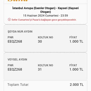 Süha TURİZM'İN Otobüs Arızası Ve Sorumsuzluğu