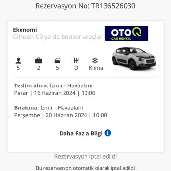 EDreams Car Mağduriyetliği