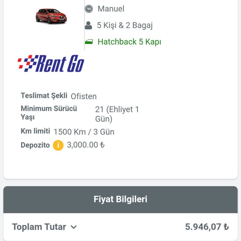 Obilet Bayram Günü Yaşanan Araç Kiralama Sorunu